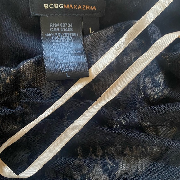 BCBGMAXAZRIA Black Lace Corset size Large - Picture 5 of 5